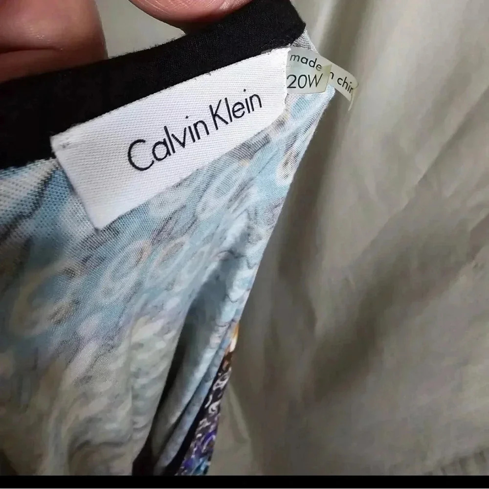 Calvin Klein Multi-Colored Bubble Print Maxi Dres… - image 5